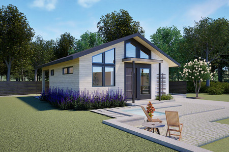 Modern House Plan - The Loft 18027 - Front Exterior
