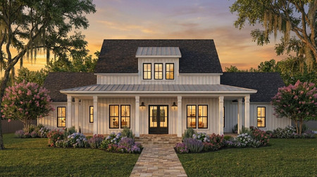 Farmhouse House Plan - 19627 - Front Exterior