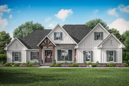 Farmhouse House Plan - Mountain Brook 49717 - Front Exterior