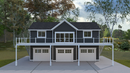 Farmhouse House Plan - Applegate 43057 - Front Exterior