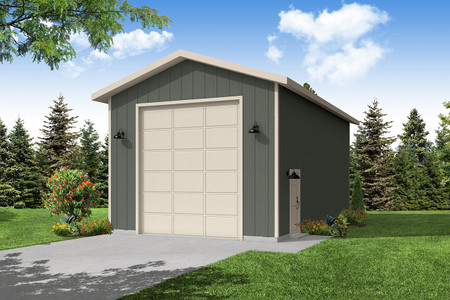 Farmhouse House Plan - Garage 60728 - Front Exterior