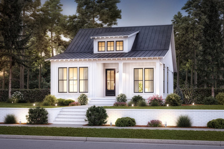 Country House Plan - Fox Run 68083 - Front Exterior