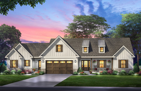 Country House Plan - 96386 - Front Exterior