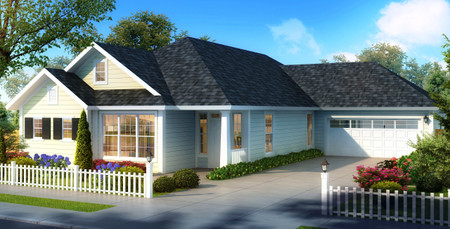 Cottage House Plan - Spruce River 56827 - Front Exterior