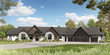 Craftsman House Plan - Walcott Creek 21061 - Front Exterior
