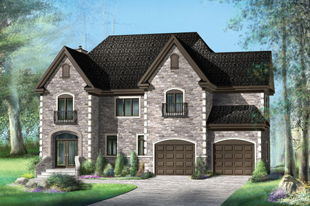 French Country House Plan - 12834 - Front Exterior