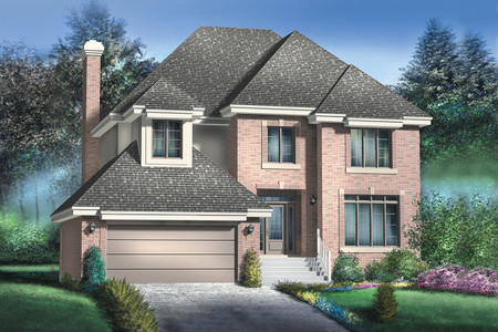 European House Plan - 90599 - Front Exterior