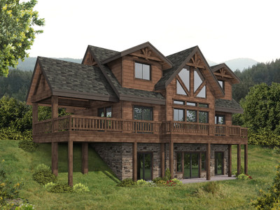 Craftsman House Plan - 67124 - Front Exterior
