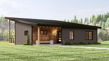 Contemporary House Plan - 78785 - Front Exterior