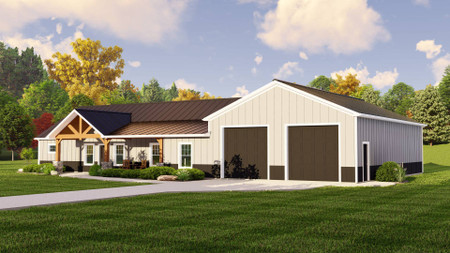 Ranch House Plan - 92671 - Front Exterior
