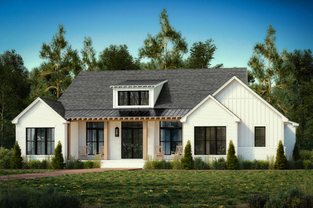 Farmhouse House Plan - Tanglewood 29188 - Front Exterior