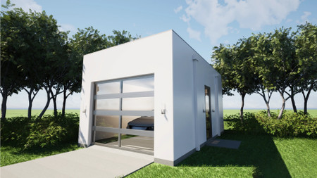 Modern House Plan - LeConte Garage 1 32584 - Front Exterior