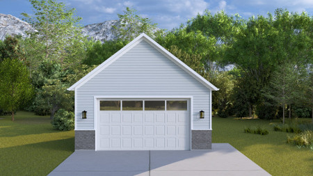 Farmhouse House Plan - McGregor Garage 55811 - Front Exterior
