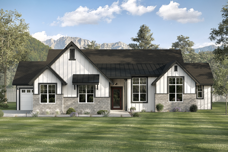 Farmhouse House Plan - Beech 15722 - Front Exterior