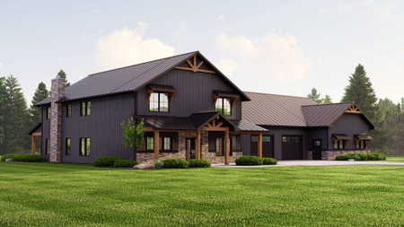 Modern House Plan - 40256 - Front Exterior
