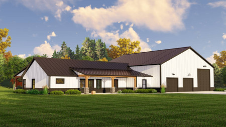 Ranch House Plan - 95642 - Front Exterior
