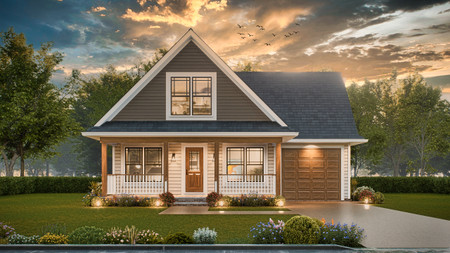 Cottage House Plan - Stacy 72754 - Front Exterior