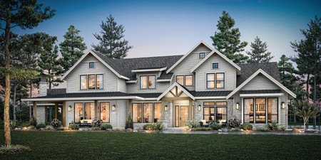 Farmhouse House Plan - 52262 - Front Exterior