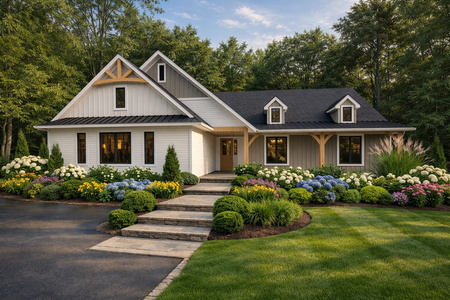 Farmhouse House Plan - The Hamilton 38048 - Front Exterior