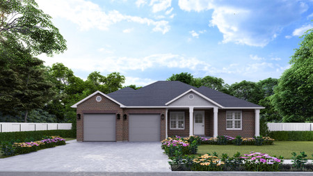 Ranch House Plan - Kirk 77726 - Front Exterior