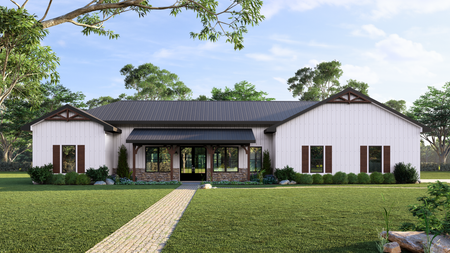 Country House Plan - Willow 96847 - Front Exterior
