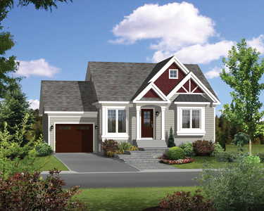 Bungalow House Plan - 46823 - Front Exterior