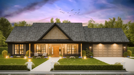 Traditional House Plan - Yates 3 55953 - Front Exterior