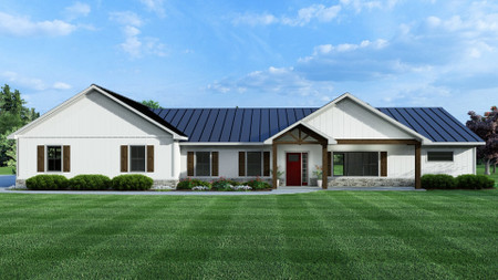 Farmhouse House Plan - 25323 - Front Exterior
