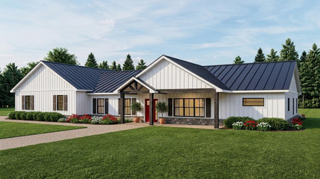 Farmhouse House Plan - 25323 - Front Exterior