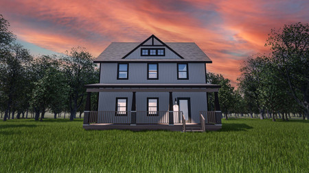Country House Plan - The Linden Tree 71614 - Front Exterior
