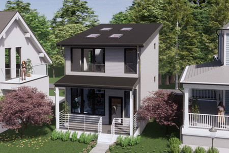 Contemporary House Plan - Loft & Light 10001 - Front Exterior