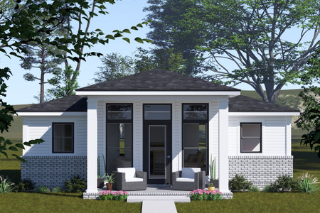Modern House Plan - 33740 - Front Exterior