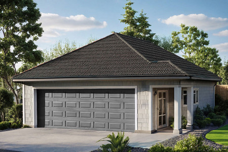 Shingle-Style House Plan - Garage 71149 - Front Exterior