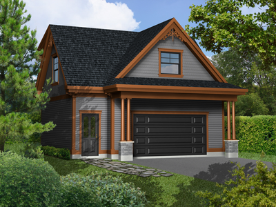 Craftsman House Plan - 53474 - Front Exterior