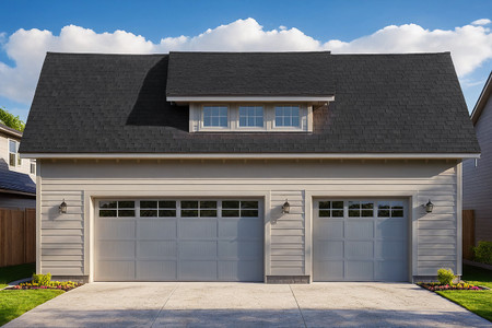 Traditional House Plan - Garage 71811 - Front Exterior