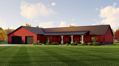 Country House Plan - 29378 - Front Exterior