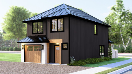 Contemporary House Plan - 86928 - Front Exterior