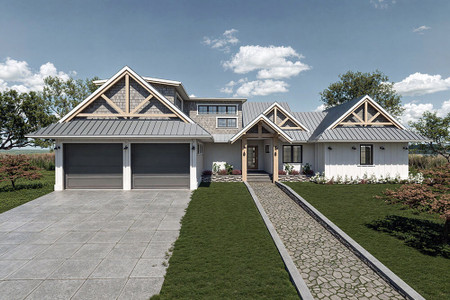 Modern House Plan - Eagle’s Hollow 13263 - Front Exterior