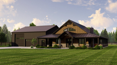 Farmhouse House Plan - 94554 - Front Exterior