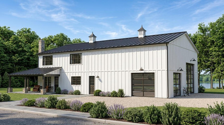 Farmhouse House Plan - 45429 - Front Exterior