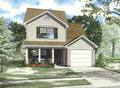 Traditional House Plan - Maple Street 45352 - Front Exterior