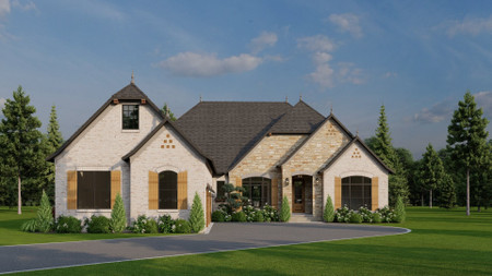 European House Plan - Huntcliff Cottage 32281 - 