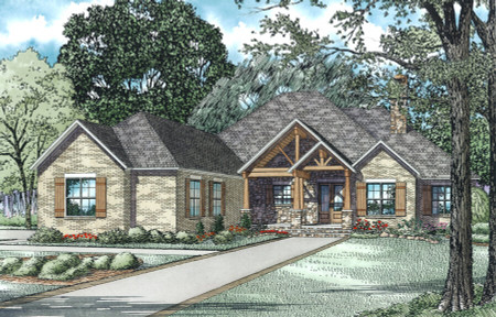 Craftsman House Plan - Briarsfield Cove 31734 - Front Exterior