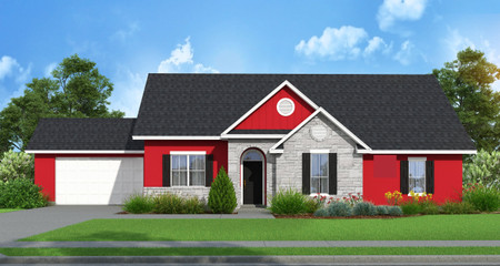Ranch House Plan - 32675 - Front Exterior