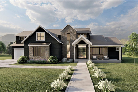 Craftsman House Plan - Antioch 92525 - Front Exterior