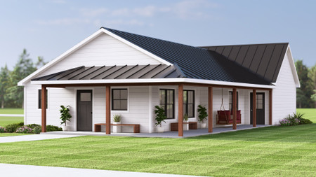 Country House Plan - 40825 - Front Exterior