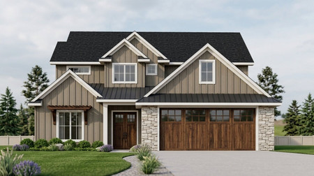 Traditional House Plan - 74488 - Front Exterior