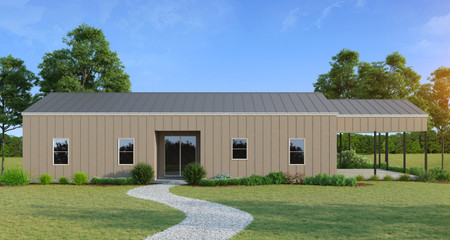 Modern House Plan - 96301 - Front Exterior