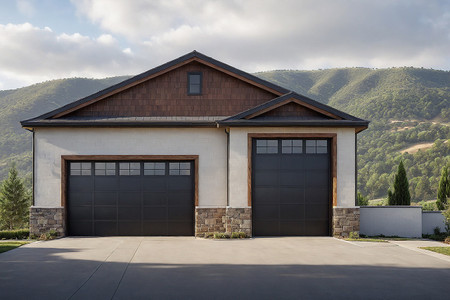 Craftsman House Plan - Garage 55671 - Front Exterior