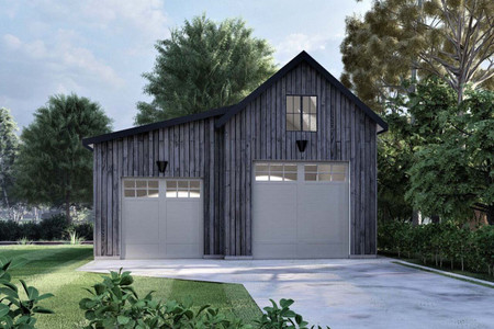 Farmhouse House Plan - Evanston 66197 - Front Exterior